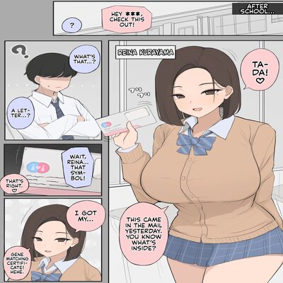 Childhood Friend Taken Thanks To A Gene Matching Organization manga cover